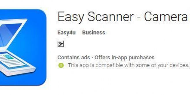 Easy Scanner – Camera to PDF [Short Review]