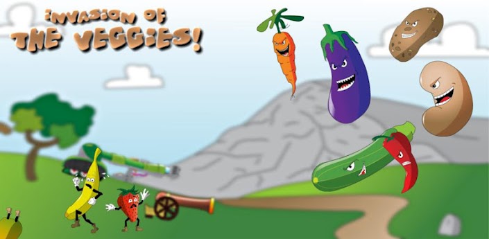 Invasion of the veggies banner